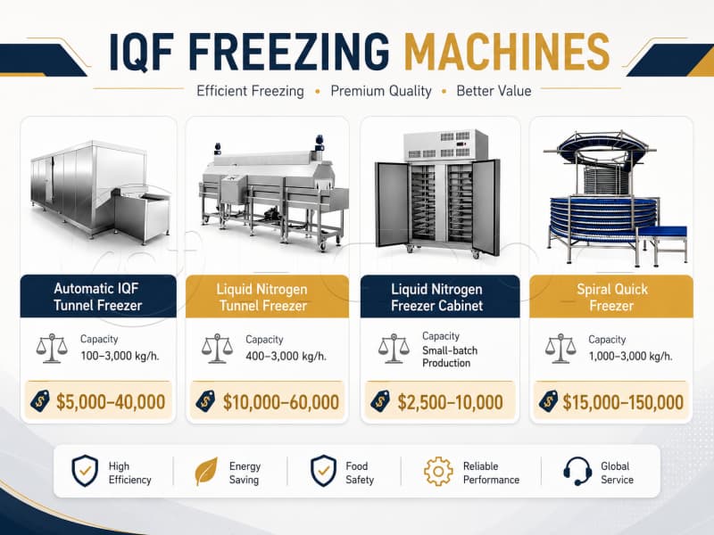 Prices of IQF Machines Prices of IQF Machines