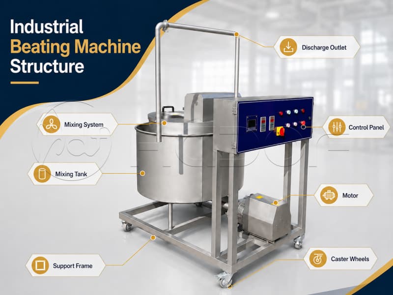 Structure of Beating Equipment Structure of Beating Equipment