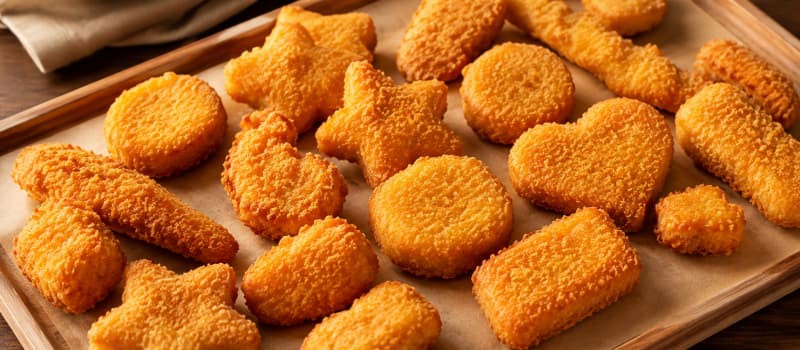 Different Shapes of Fried Chicken Nugget Different Shapes of Fried Chicken Nugget
